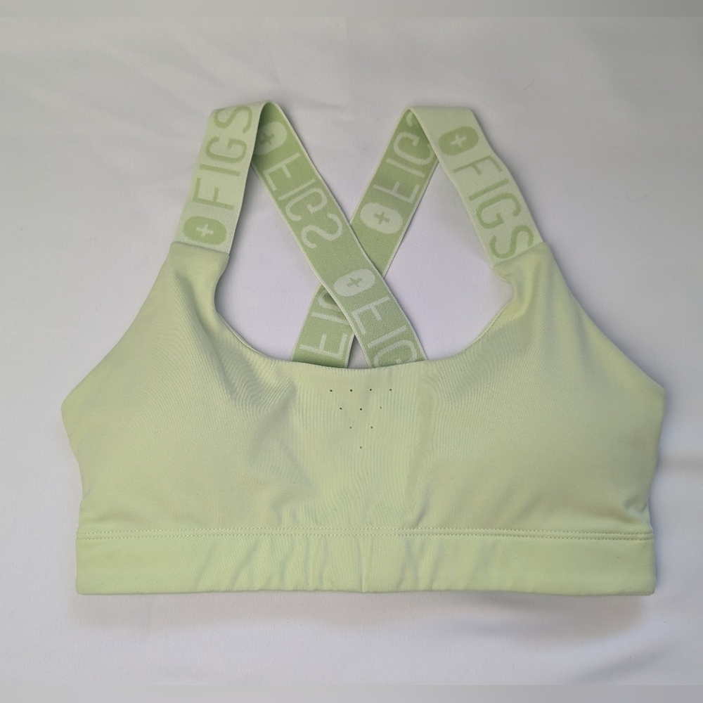 FIGS Underscrub Sports Bra Lime Green Size XS In GREAT Used Condition